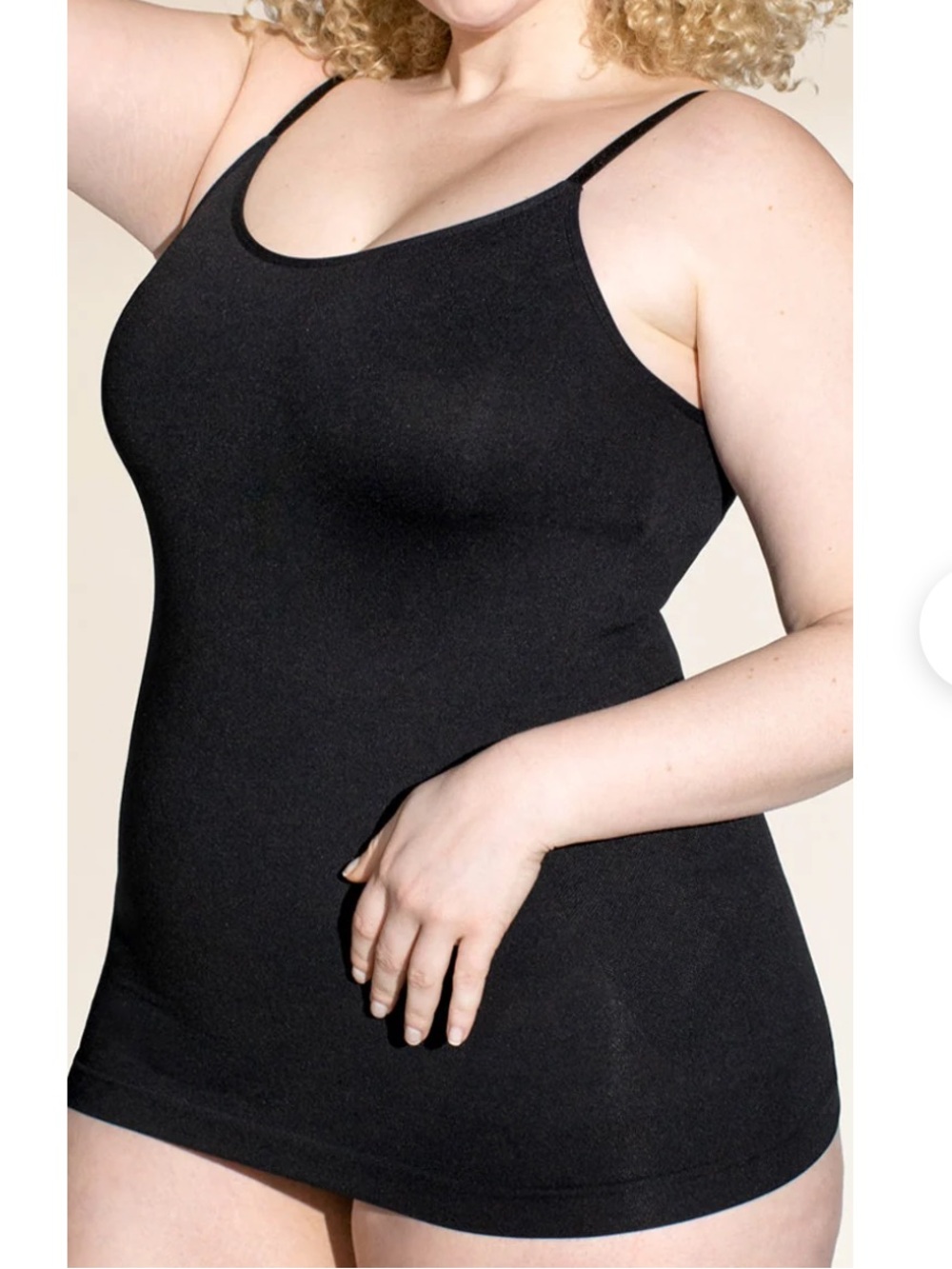 Empetua Black Stretch Compression Cami Tank XL